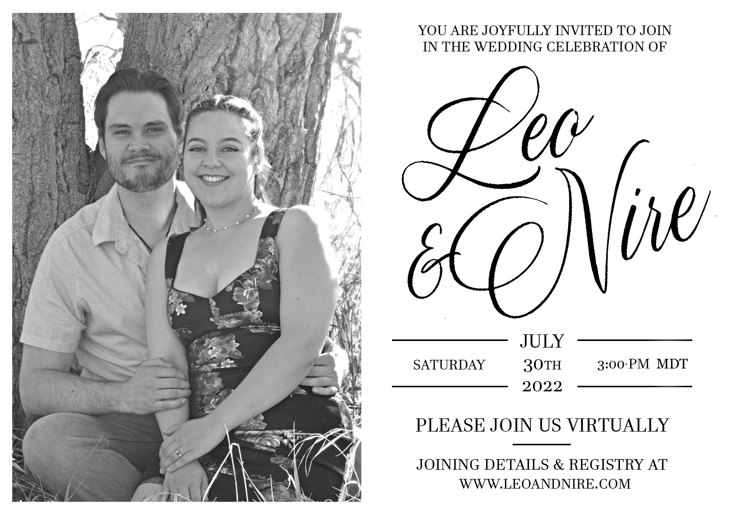 Wedding invite